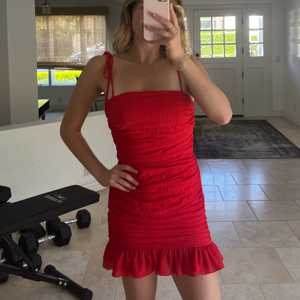 Lovers+Friends Mini Red Dress